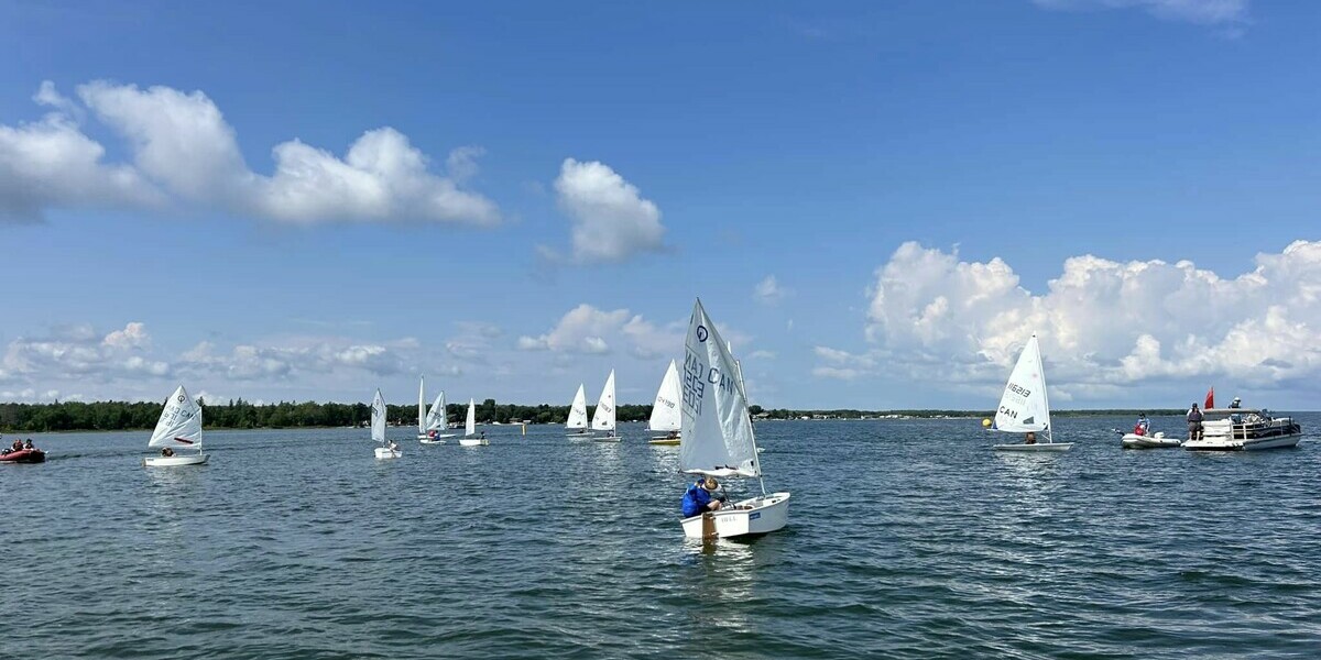 Sailing at Manipogo Beach
